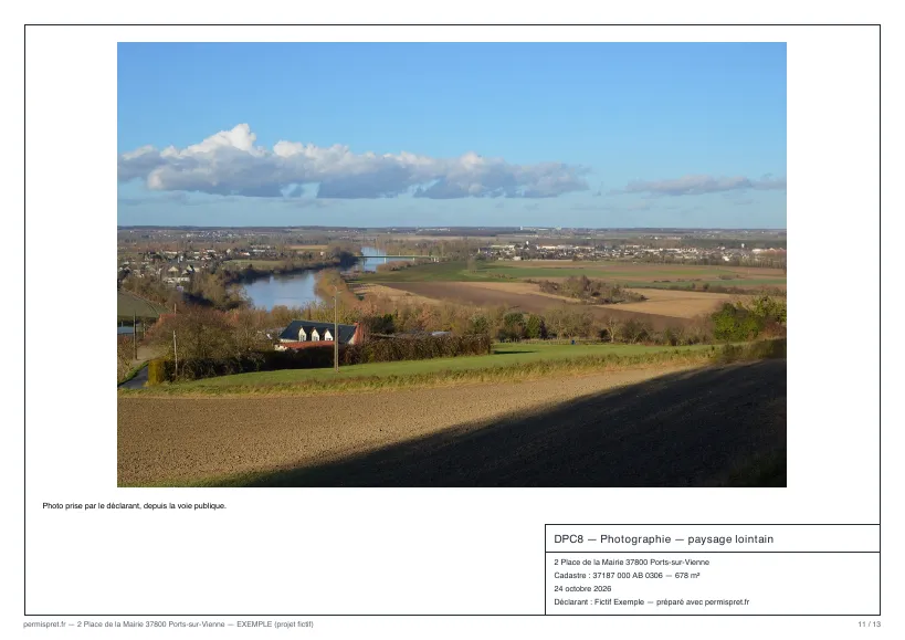 Dossier d'exemple : photographie lointaine